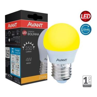 Imagem de Lâmpada Decorativas Led 4w Bolinha Soquete E27 Bivolt  - Avant