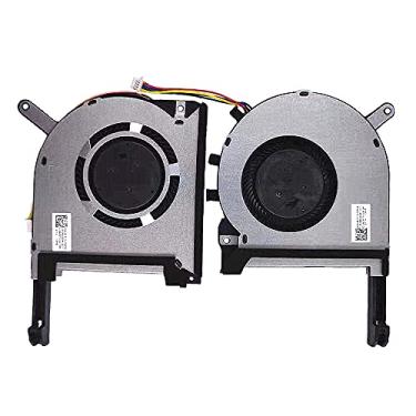 Imagem de QUETTERLEE New CPU and GPU Cooling Fan for ASUS TUF TUF506IV-AS76 TUF506IU-ES74 FA506IV TUF505DU-MB74 FX505DU TUF505DU-BQ178T TUF505DT-al FX505GT-US52 FX505GT TUF706 TUF706IH TUF706IH-ES75 Series Fan