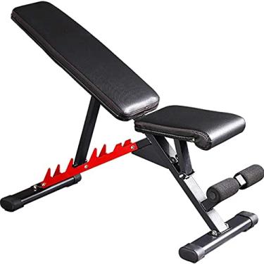 Imagem de Cadeira de fitness banco de halteres para academia prancha multifuncional para sentar prancha muscular abdominal equipamento fitness supino forte capacidade de carga