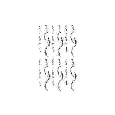 Imagem de Tatuagens de melhores amigas, textos estranhos, tatuagens de palavras, resistentes à água, duram de 1 a 2 semanas, resistentes, aparência de tatuagem real,18 x 11 cm