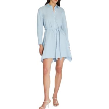Imagem de Club Monaco Vestido feminino trapézio, Mix azul, PP