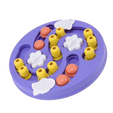 Imagem de Puzzim de Comida para Cães Nutrição de Brinquedos, a Segurança Dos Brinquedos para Cães Remove a Ansiedade (Roxo)