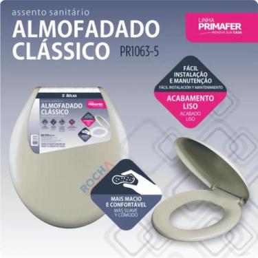 Imagem de Assento Tampa Vaso Almofadado Tamanho Universal Atlas Primafer Oval, C