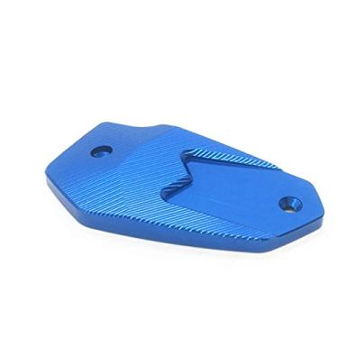 Imagem de Acc-Creativity Tampa do reservatório de fluido de freio dianteiro de alumínio para motocicleta Tampa do reservatório do cilindro mestre compatível com Z650 Z800 Z900 VERSYS650 ER6N ER6F NINJA650 (azul