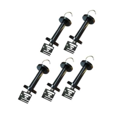 Imagem de YsXoWiui 5 peças de maçanetas para portão de cerca elétrica, isoladores, peças de reposição, acessórios para cercas de fazenda agrícola