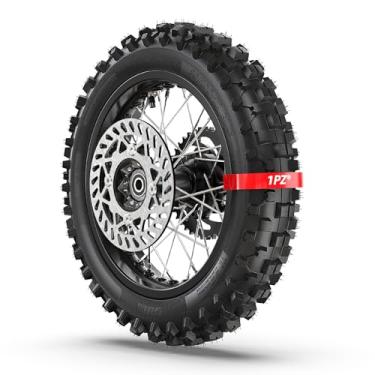 Imagem de 1PZ TD1-DSC 30.5 cm freio a disco de roda de aro traseiro 80/100-12 substituição de tubo de pneu para Apollo SSR 50cc 125cc XR CRF Dirt Pit Bike Tao Kayo TSD 110 TD 125 eixo de 15 mm com rotor de