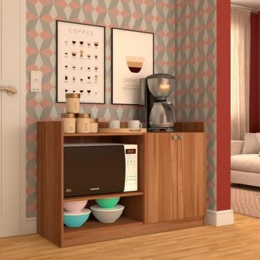 Imagem de Balcão Micro-Ondas Classic Com 2 Portas Nova Móbile Montana