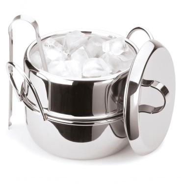 Imagem de Balde De Gelo Térmico Inox Com Pinça Tampa 1l Drinks Bar
