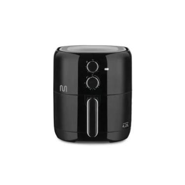 Imagem de Fritadeira elétrica air fryer multilaser 4,2l 220v preta, Preto, 220V