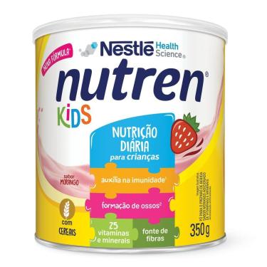Imagem de Nutren Kids Morango Complemento Alimentar Lata com 350g