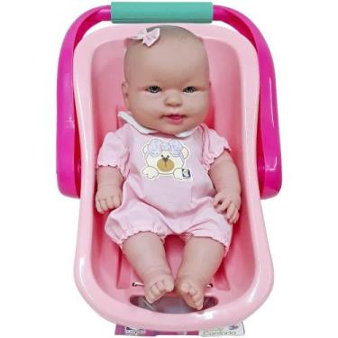 Imagem de Bebe conforto la new born com boneca 31cm cotiplas, Laco rosa, UN