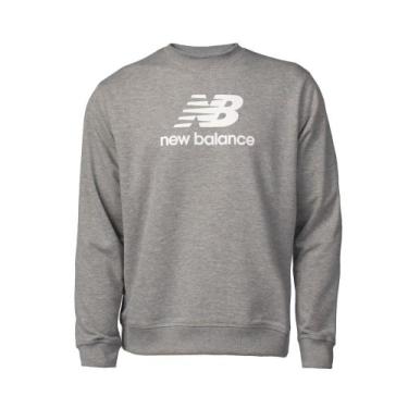 Imagem de Moletom Masculino New Balance Essentials Basic Grafite, Grafite, GG