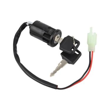 Imagem de ABCERRSI Chave de ignição de 2 fios compatível com scooter elétrico Go Cart, quadriciclo de 4 rodas