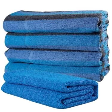 Imagem de Jogo de Toalhas 5 Peças Kit Familia 4 Banho + 1 Rosto Algodão Alta Abs