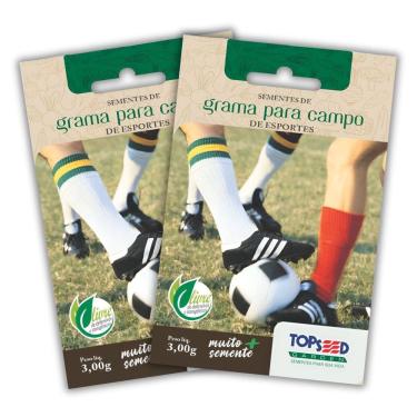Imagem de 2X Semente de Grama São Carlos Para Campo De Esporte TOPSEED