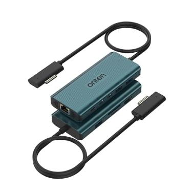 Imagem de Estação de ancoragem de superfície, base Microsoft Surface. Estação de ancoragem 12 em 1 para Microsoft Surface Pro 9/8/X/7/6/5/4/3, Surface Laptop 5/4/3/2/1, Surface Laptop Go 3/2/1, Surface Book 3/2