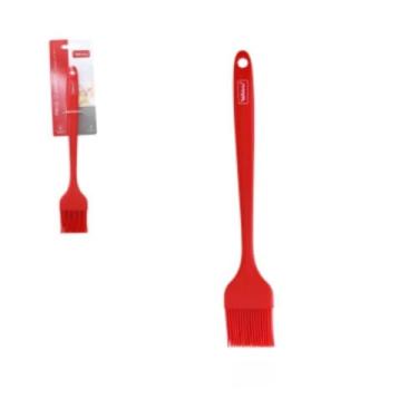 Imagem de Pincel Culinário de Silicone, 25 cm, Vermelho, Resistente a 180°C