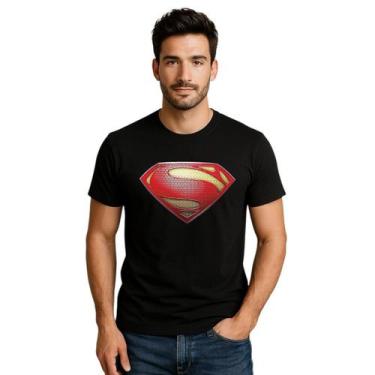 Imagem de Camiseta Masculina Superman Algodão Lançamento Novidade Moda - Agil, P