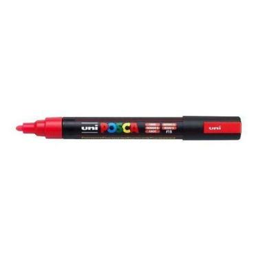Imagem de Pc-5m Caneta Posca Fluorescente Vermelho - Uni-ball