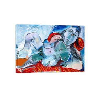 Imagem de Pinturas Famosas Arte Parede-Imagens em Tela-Woman-Pôster e Impressões para Sala de Estar Quarto Casa 50x70cm20x27in Tela Embrulhada