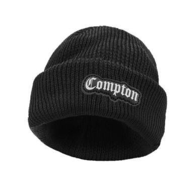 Imagem de Gorro duplo E-Stars Compton preto com vira
