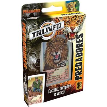 Imagem de Jogo de Cartas - Super Trunfo - Predadores GROW