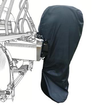 Imagem de Capa de motor de popa marítima para Mercury Yamaha Honda 20 25 30 HP Motores de capô resistente protetor completo de capota tecido Oxford com revestimento de PVC