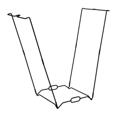 Imagem de YWJLQH Suporte para saco de lixo de jardim, acessórios reutilizáveis, suprimentos, suporte dobrável para saco de lixo para jardim, gramado, capina doméstica