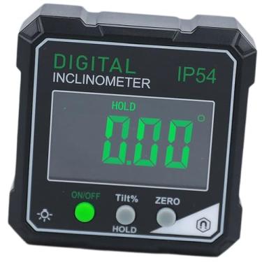 Imagem de Baoblaze Inclinômetro Ferramenta para trabalhar madeira Função de retenção de dados Caixa de medição de nível digital portátil para carpintaria Alvenaria