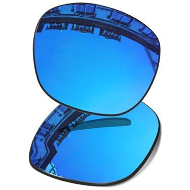 Imagem de Vonxyz Lentes de reposição para óculos de sol Ray-Ban Clubmaster RB3016 49 mm - Ice MirrorCoat polarizado