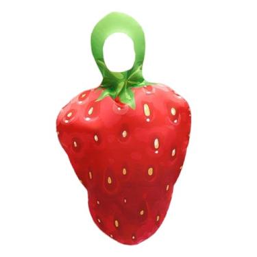 Imagem de YIJU Fantasia de Halloween Traje de Halloween confortável para apresentações no palco Brincadeira de faz de conta, Morango