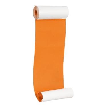 Imagem de PATIKIL Remendos de reparo de sarja para bolsa de barraca de sofá, reparo de adesivos autoadesivos de 10 x 200 cm para roupas, artesanato em tecido, kit para decoração de sapatos de mochila (laranja)