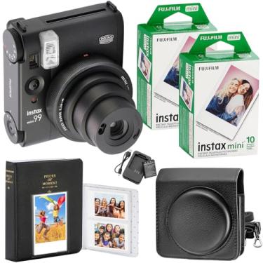 Imagem de FUJIFILM Câmera Instax Mini 99, 20 mini filmes, capa para câmera, álbum de fotos e pano de foto de qualidade