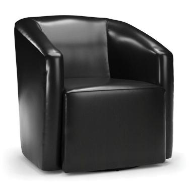 Imagem de Poltrona Stella Max Corano Base Giratória - D\'rossi Cor Preto