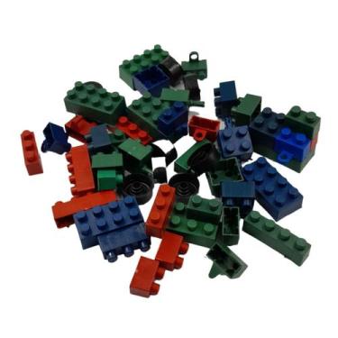 Imagem de Blocos de Montar com 52 Peças P.A. Brinquedos Infantis - P.A BRINQUEDO