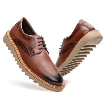 Imagem de Mocassim Loafer Masculino Sola Tratorada Couro Legítimo Nobre - Austen