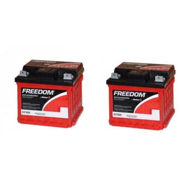 Imagem de kti c/2 Bateria Estacionaria Freedom Df500 12v 40ah Nobreak, Solar