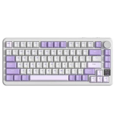 Imagem de Teclado mecânico ATTACK SHARK X85Pro 75% com tela e botão