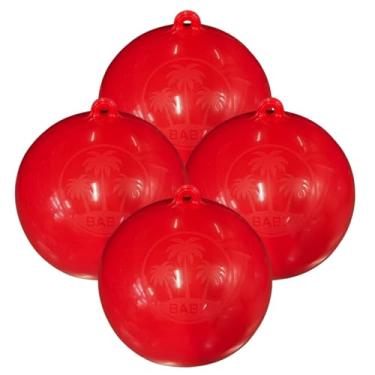 Imagem de BABZ - Pro de 63 cm de diâmetro - O para-choque inflável original para atracar, bote de amarração, fuzileiro naval, wakesurf, pontão, pesca, iates e mais (4 para-lamas, vermelho furtivo)