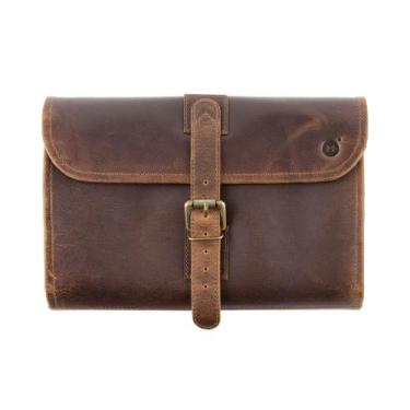 Imagem de Bolsa de higiene suspensa Moonster Leather para homens e mulheres