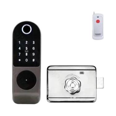 Imagem de Fechadura Eletrônica Inteligente WiFi Com Controle Remoto Pelo APP Tuy