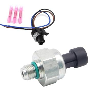 Imagem de OXCANO Sensor de pressão de controle de injeção 7.3 ICP com arnês Pigtail compatível com Ford Powerstroke 7.3L Diesel 1994 1995 1996 1997 1998 1999 2000 2001 2002 2003 E-350 E-450 E-550 ICP11 02 18