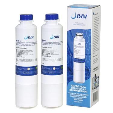 Imagem de Kit 2 Refil Filtro BBI Geladeira Samsung Side By Side FS-1