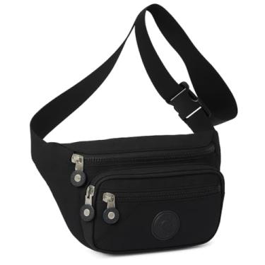 Imagem de Bolsa Shoulderbag Alça Transversal Tiracolo Pochete Pequena Reforçada Celular Viagem Anti Furto (Preto)