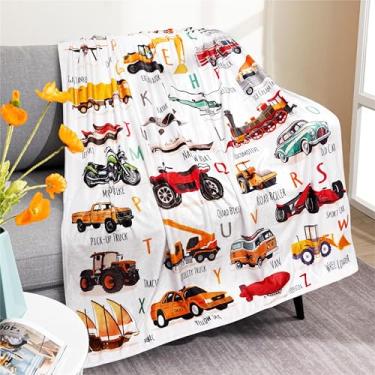 Imagem de Cobertor para carros, macio, aconchegante, leve, para sofá, cama, sala de estar, decoração de casa para meninos, meninas, crianças, adultos, presente 127 x 152 cm