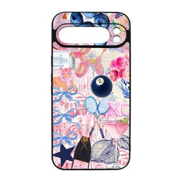Imagem de qizjio Capa de telefone moderna colagem à prova de choque capa protetora para celular para Google Pixel 9 Pro XL