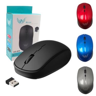 Imagem de Mouse sem Fio 1600dpi 1600dpi 2.4ghz Wireless a Pilha