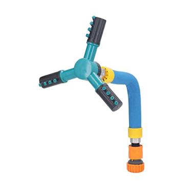 Imagem de Phefop Aspersores de água Rotativos Automáticos, Trampolins de 360 ​​graus de Aspersores para o Jardim Externo do Parque Aquático Com Resistência de Alta Temperatura para Festas Ao Ar