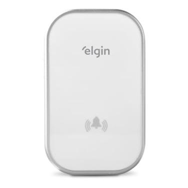 Imagem de Campainha Adicional Ampliadora Sem Fio – 280m, Controle de Volume, 36 Sons, Bivolt - Branca