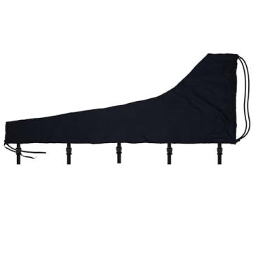 Imagem de Capa de lança Mainsail, capa impermeável de veleiro 600D espessa, proteção contra radiação UV, para 8-9 velas principais (preto)